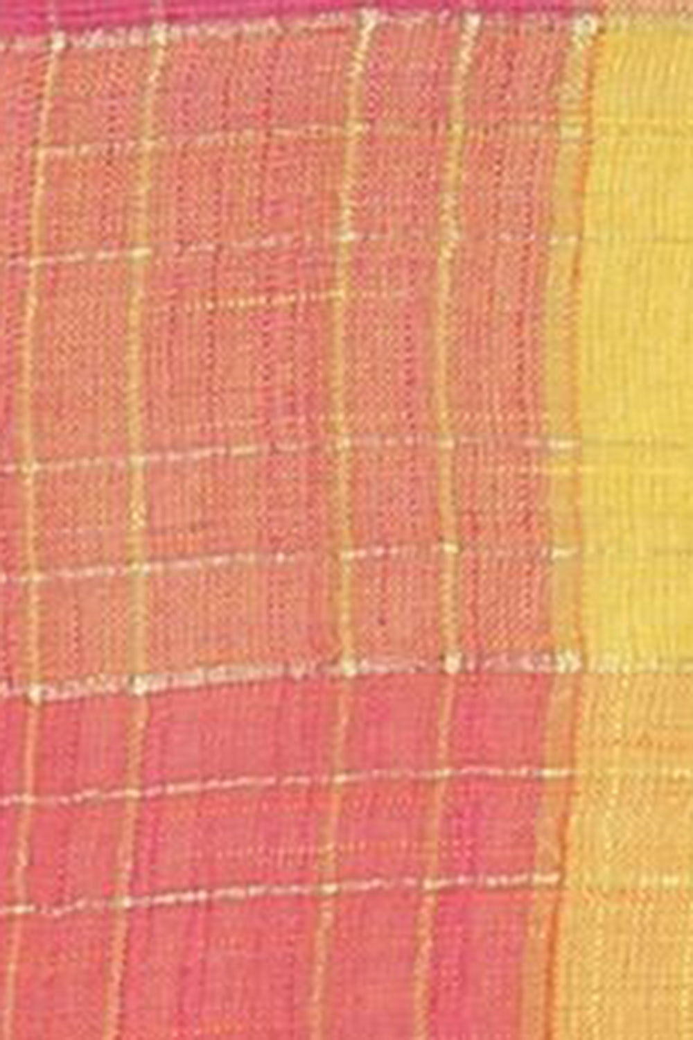 Buy Sonam Multi-Color Woven Linen One Minute Saree Online - Front