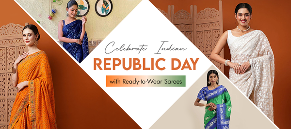 Patriotic Drapes: Celebrate Indian Republic Day with Ready-to-Wear Sarees