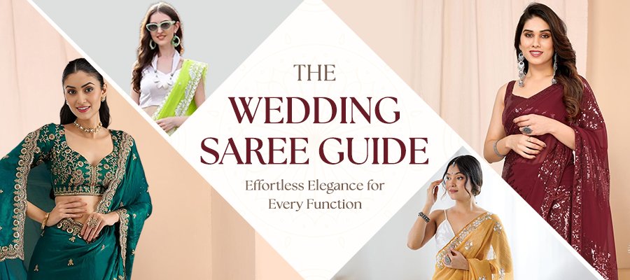Wedding Saree Guide - What to Wear for Haldi, Mehendi, Sangeet and Reception