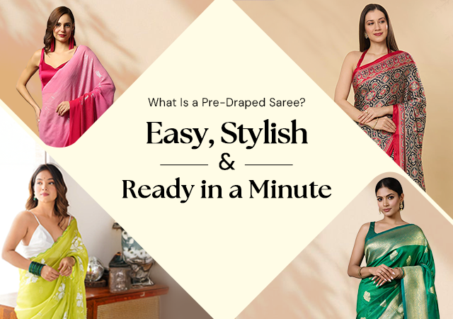 What Is a Pre-Draped Saree?