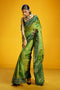Caryn Green Pure Silk Handloom Woven Ready to Wear Saree