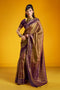 Caryn Brown Pure Silk Handloom Woven Ready to Wear Saree