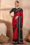 Kenya Modal Ajrakh Printed Ready to Wear One Minute Saree