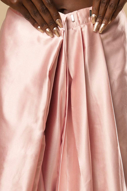 Buy Dolce Satin Bridesmaid One Minute Saree Online - Zoom Out