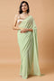 Pari Key Lime Green Georgette One Minute Saree