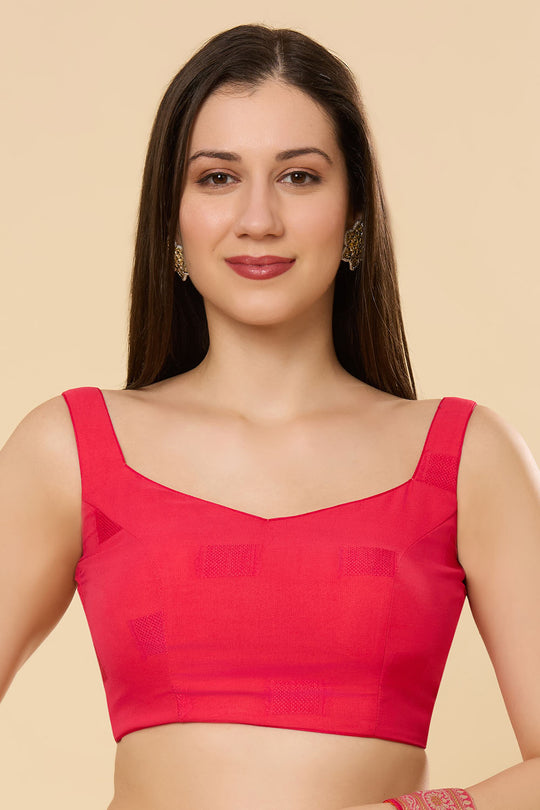 Celia Silk Blend Orange Printed One Minute Saree