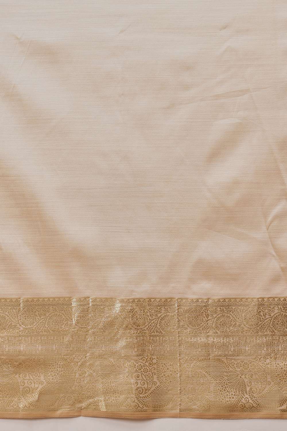 Leisha Beige Soft Silk Woven Ready to Wear One Minute Saree