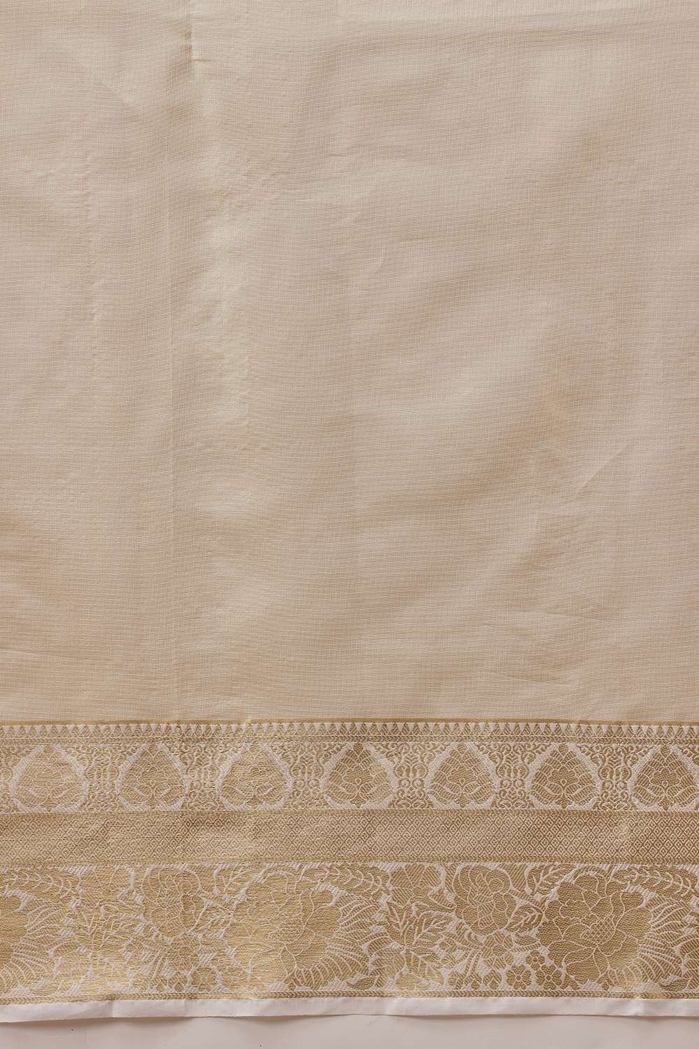 Joy Beige Tissue Woven Ready to Wear One Minute Saree