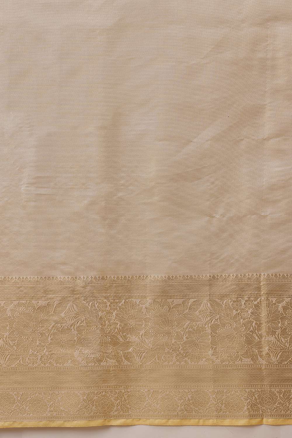 Isa Beige Tissue Woven Ready to Wear One Minute Saree