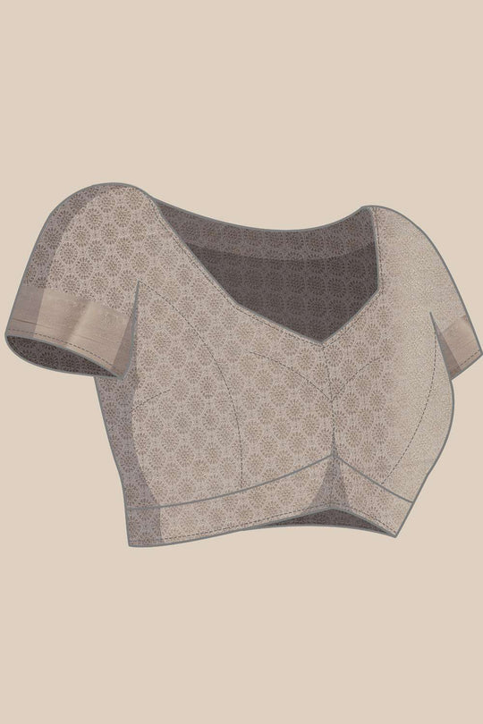 Jaya Off White Soft Silk Woven Ready to Wear One Minute Saree