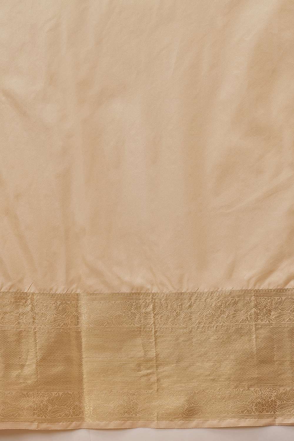 Avni Beige Soft Silk Woven Ready to Wear One Minute Saree