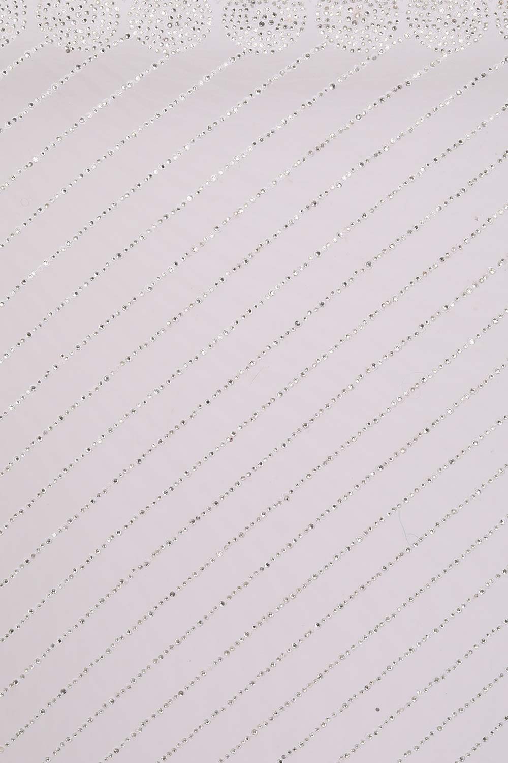 Buy Prachi White Net Thread Embroidered One Minute Saree Online - Back