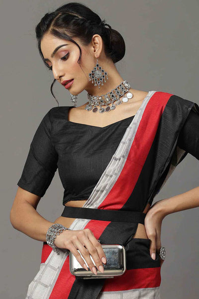 Buy Riya Bhagalpuri Silk Grey Printed Designer One Minute Saree Online