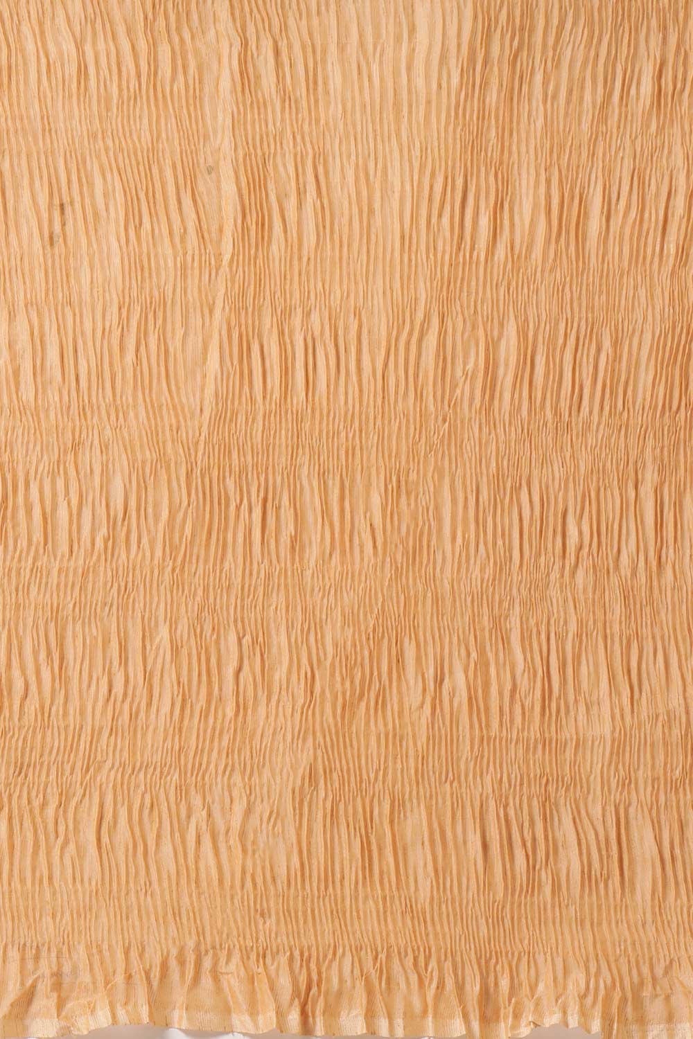 Buy Clarisse Cream Polycotton Pleated One Minute Saree Online