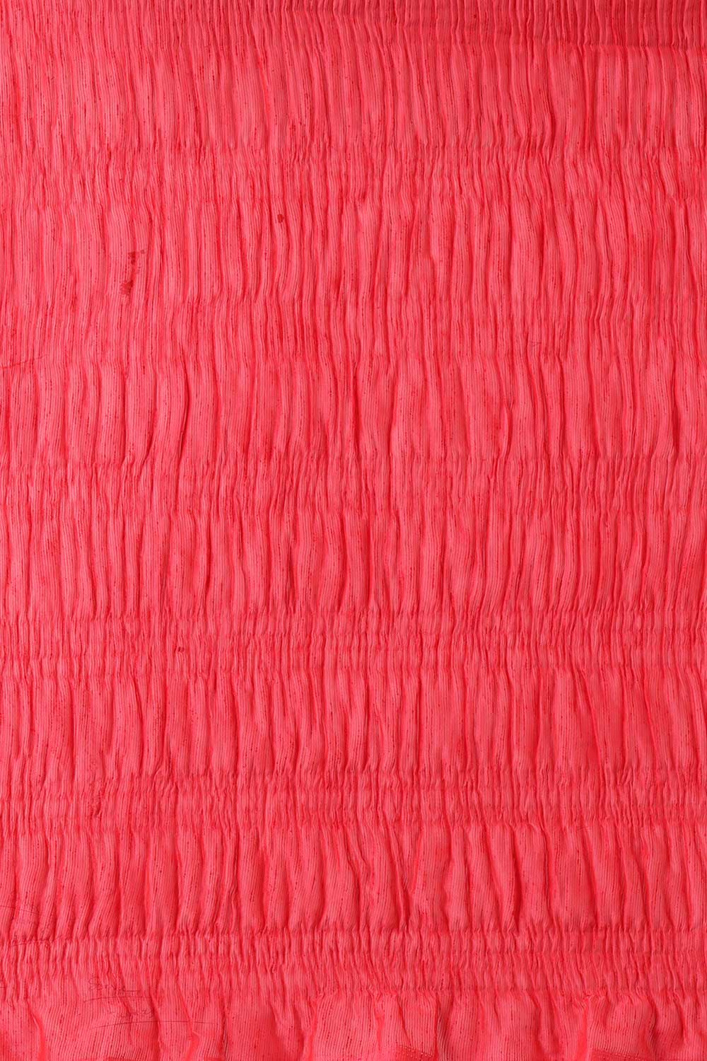 Buy Urmila Red Solid Polycotton One Minute Saree Online