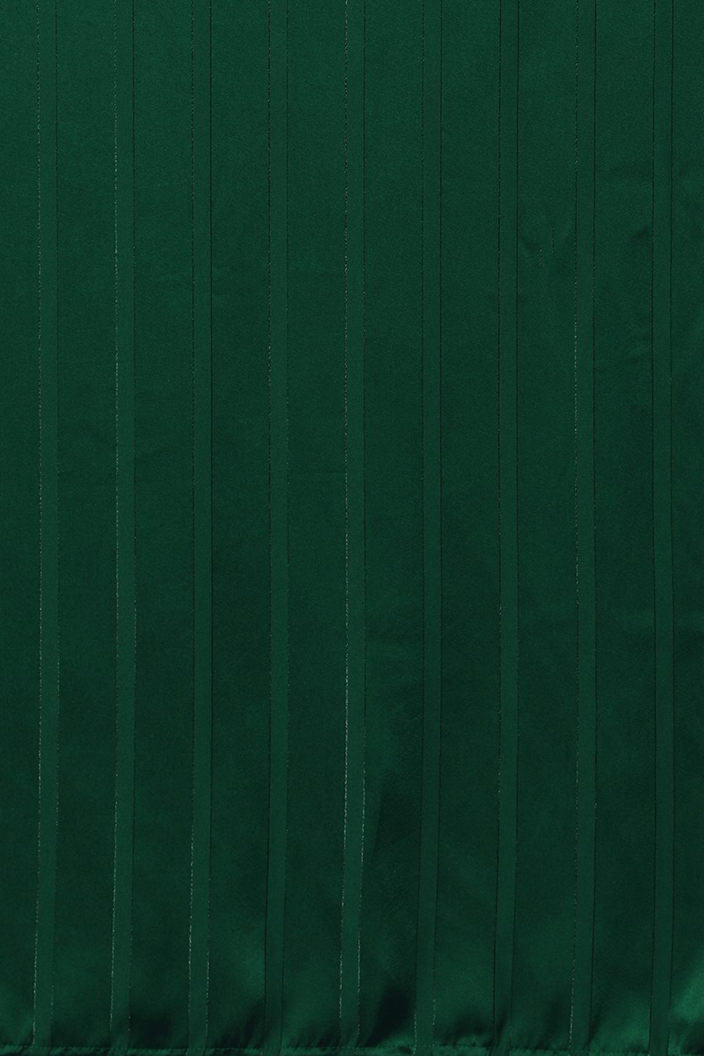 Buy Tia Green Solid Georgette One Minute Saree Online - Front