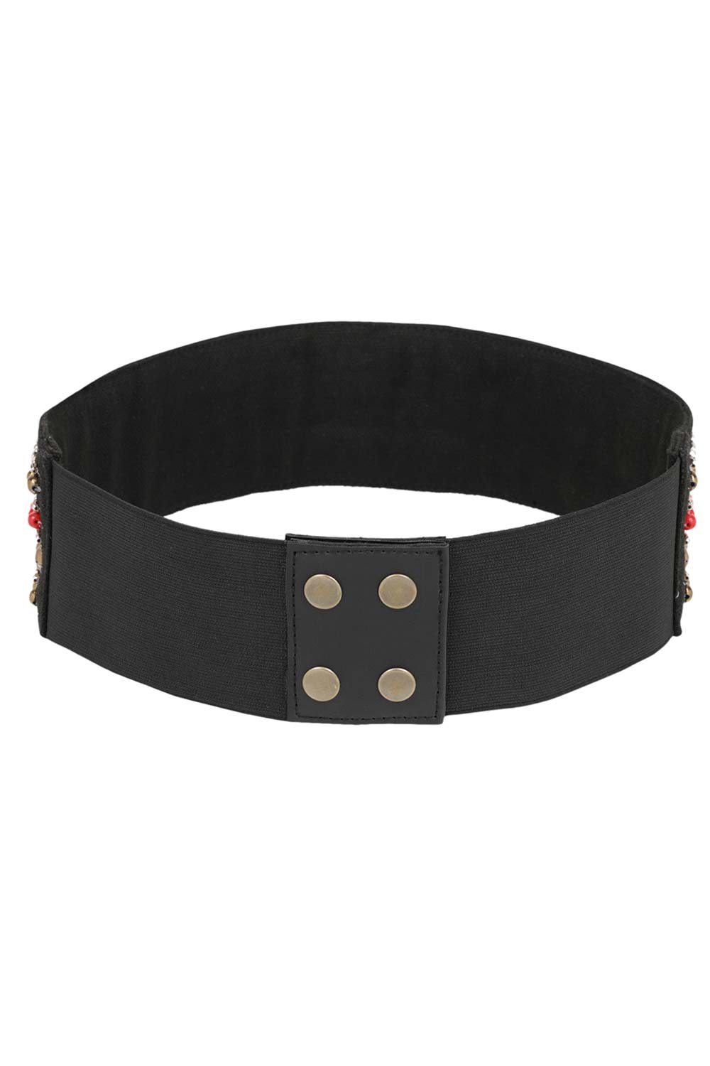 Shop Embellished Saree Belt in Black & Multi at best offer at our  Store - One Minute Saree