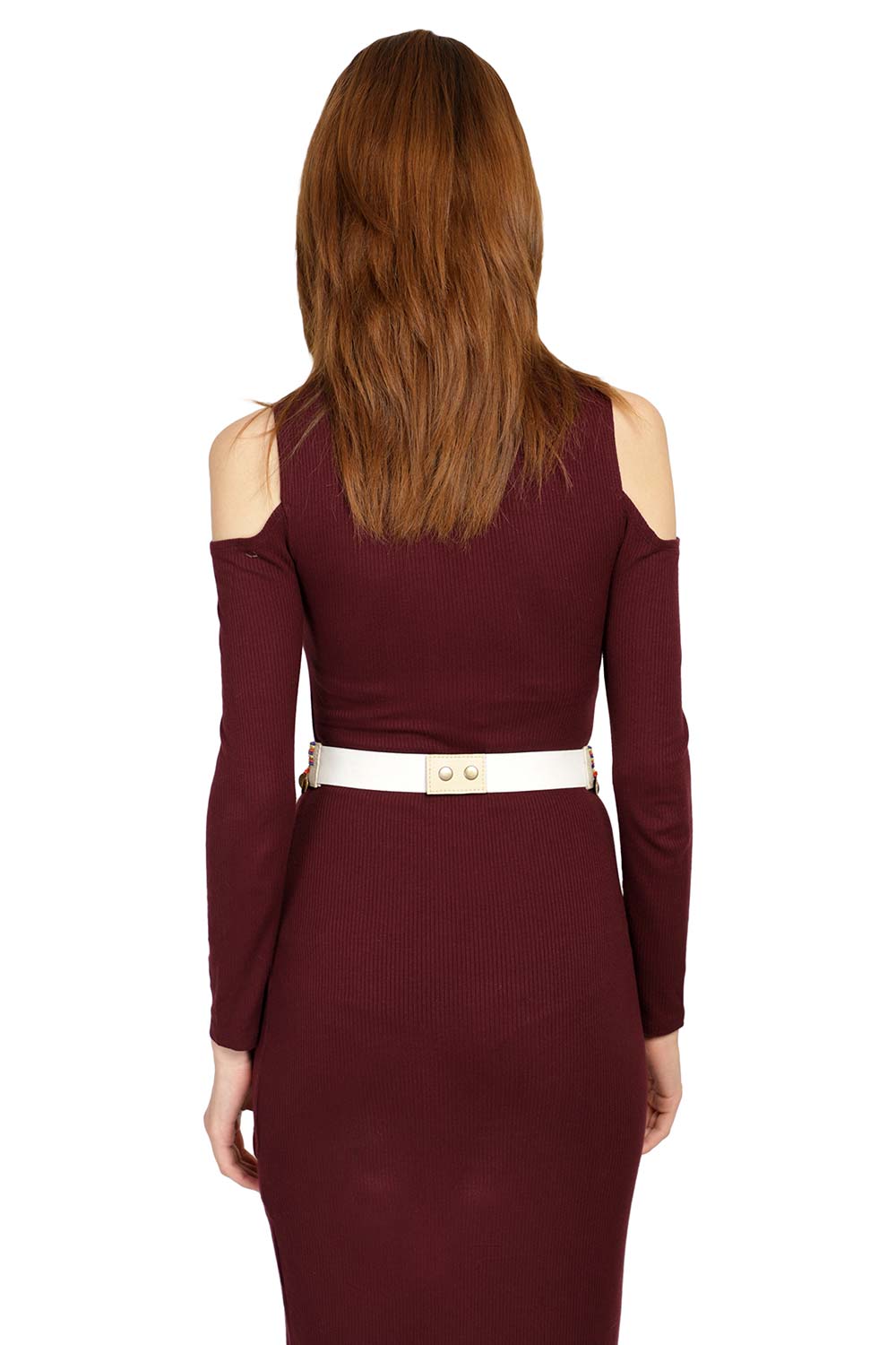 Buy Embellished Saree Belt in Natural & Multi Online - Back