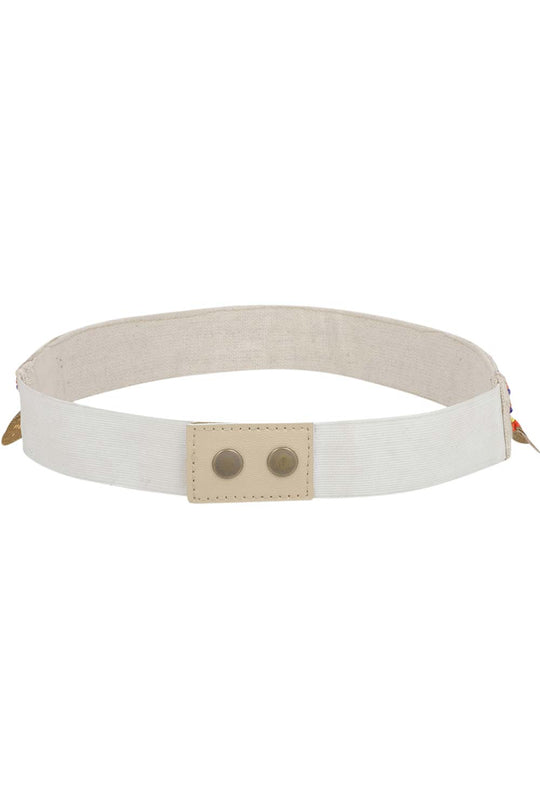 Shop Embellished Saree Belt in Natural & Multi at best offer at our  Store - One Minute Saree