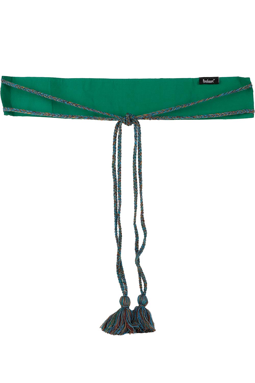 Shop Floral Embellished Saree Belt in Parrot Green & Multi at best offer at our  Store - One Minute Saree