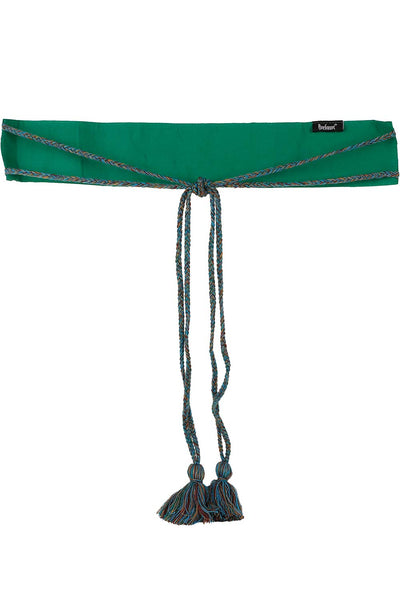 Shop Floral Embellished Saree Belt in Parrot Green & Multi at best offer at our  Store - One Minute Saree