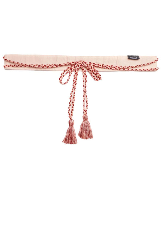 Shop Floral Sequined Saree Belt in Pastel Pink & Multi at best offer at our  Store - One Minute Saree