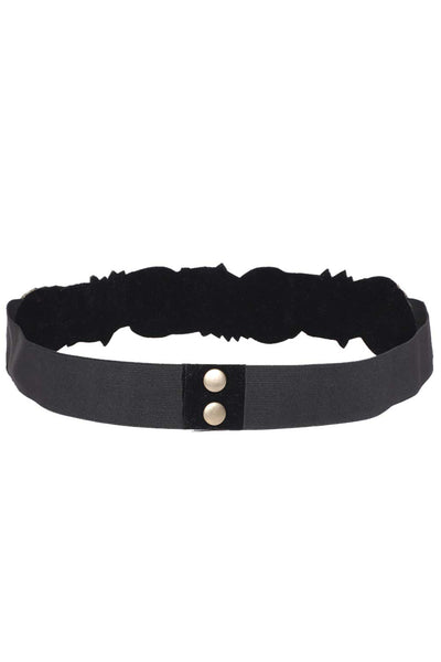 Shop Floral Sequins Work Saree Waist Belt in Peach & Gold at best offer at our  Store - One Minute Saree