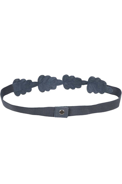 Shop Embellished Saree Waist Belt in Silver & Grey at best offer at our  Store - One Minute Saree