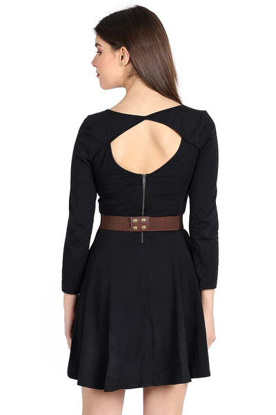 Buy Embellished Saree Belt in Green & Brown & Blue Online - Back