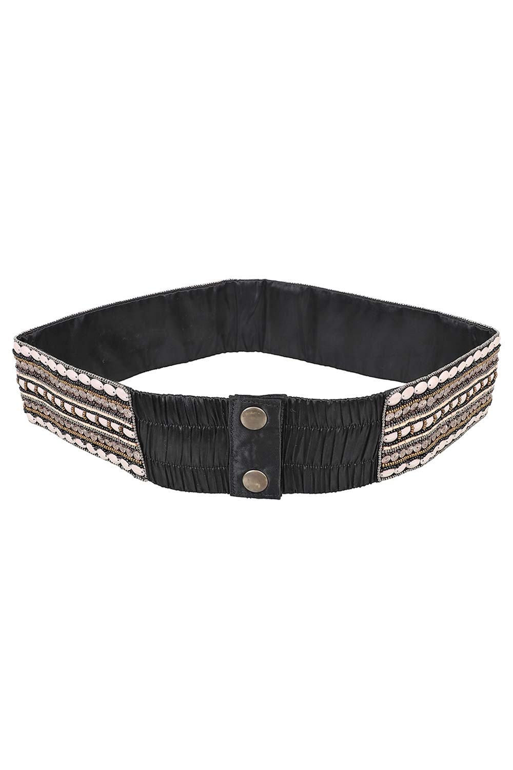 Shop Embellished Saree Belt in Rose Gold & Multi at best offer at our  Store - One Minute Saree