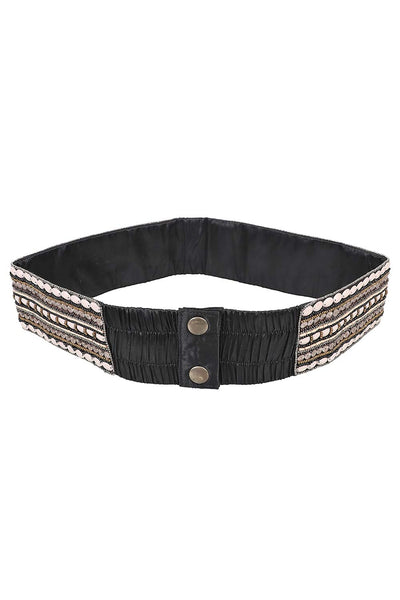 Shop Embellished Saree Belt in Rose Gold & Multi at best offer at our  Store - One Minute Saree