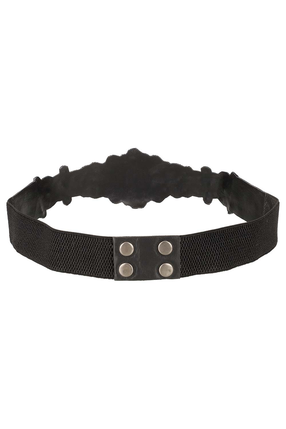 Shop Ogee Bead Work Saree Belt in Black & Silver at best offer at our  Store - One Minute Saree