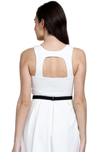 Buy Floral Bead & Stone Work Saree Belt in Wine & Multi Online - Back