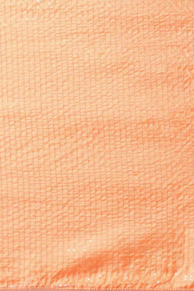 Buy Mindy Peach Dola Silk Striped Sequin One Minute Saree Online