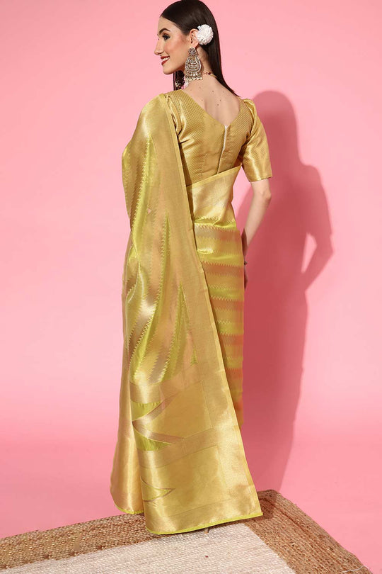 Shop Olivia Organza Leheriya One Minute Saree at best offer at our  Store - One Minute Saree