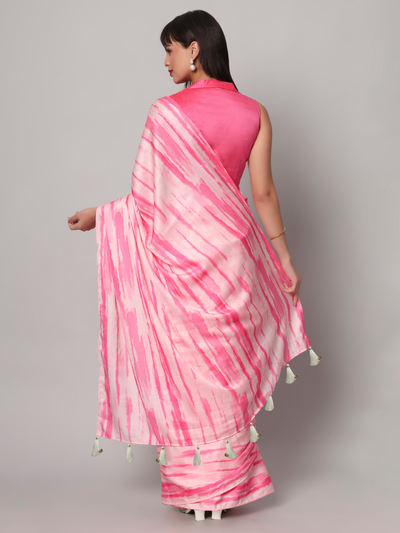 Shop Kali Pink Raw Silk Collar Blouse at best offer at our  Store - One Minute Saree