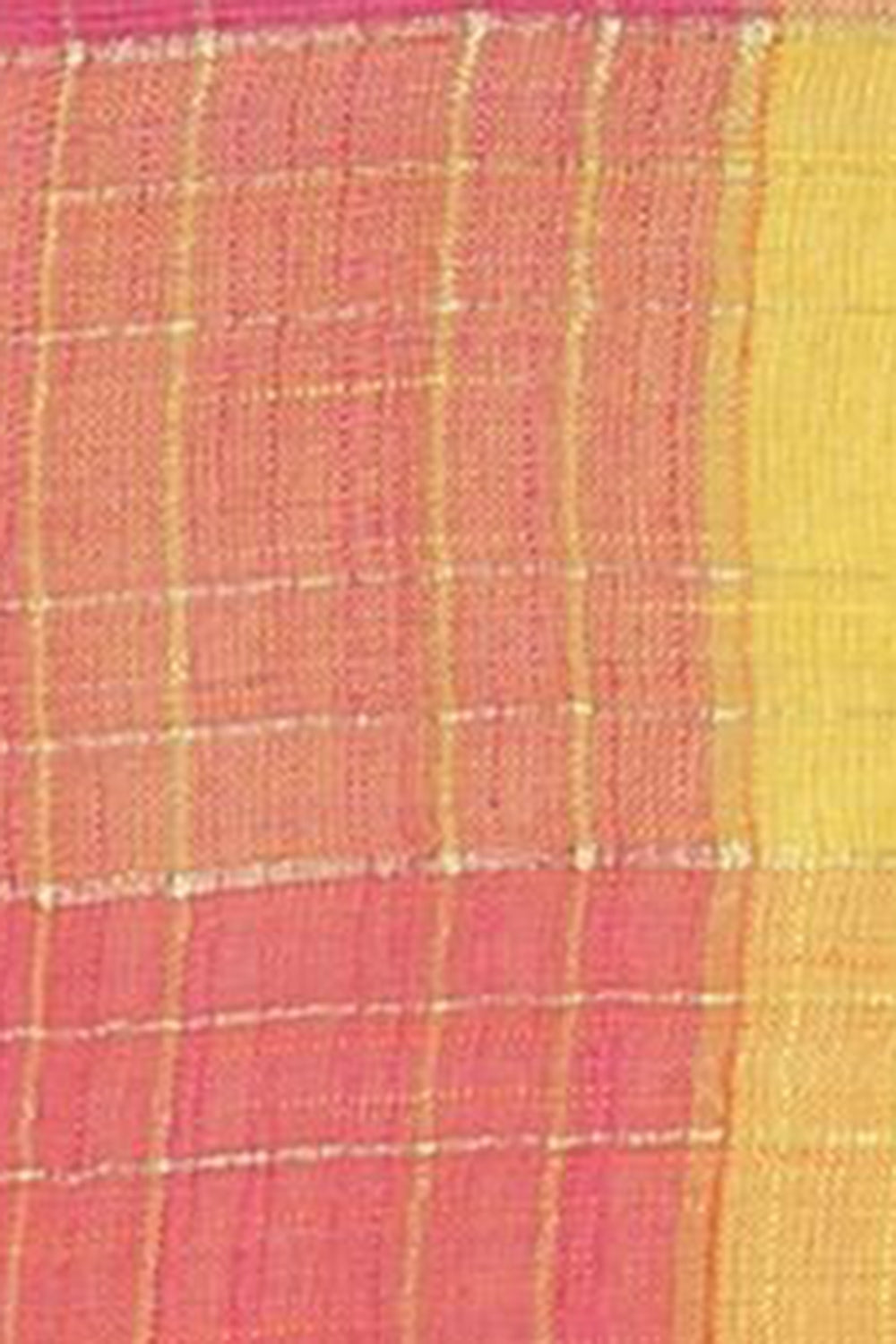 Buy Sonam Multi-Color Woven Linen One Minute Saree Online - Front