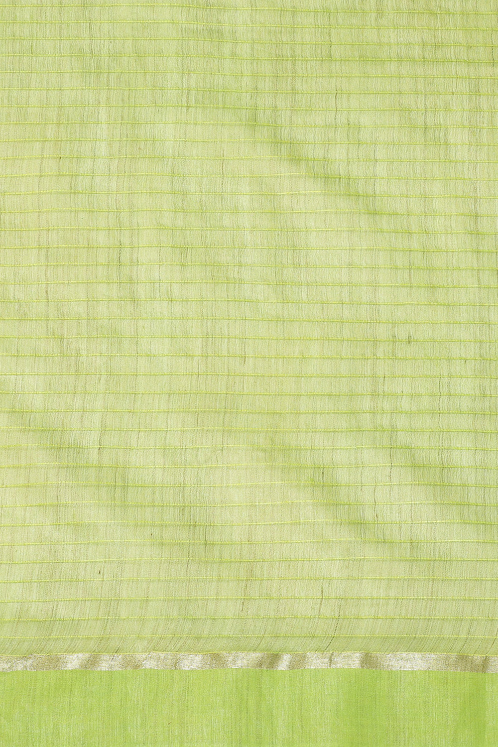 Buy Uma Green Woven Silk One Minute Saree Online - Front