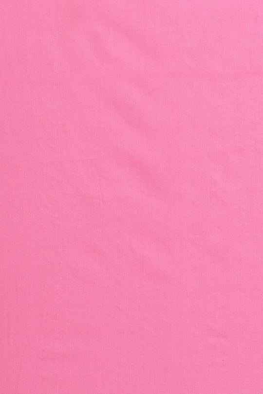Buy Tia Pink Woven Cotton Blend One Minute Saree Online - Front