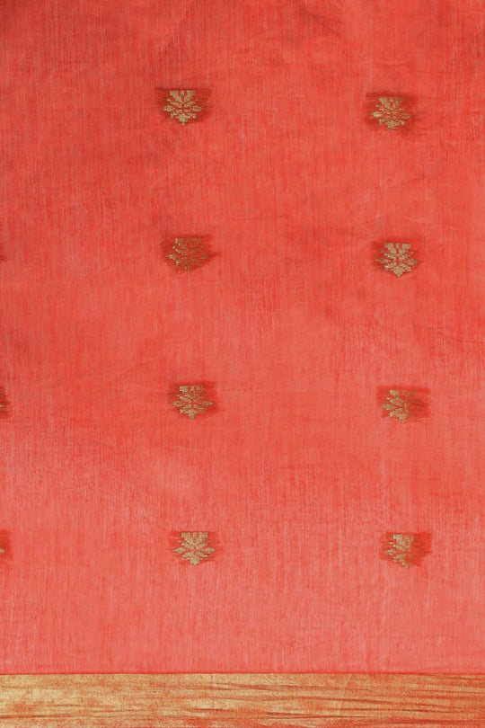 Buy Fergie Red Zari Woven MODAL SILK One Minute Saree Online