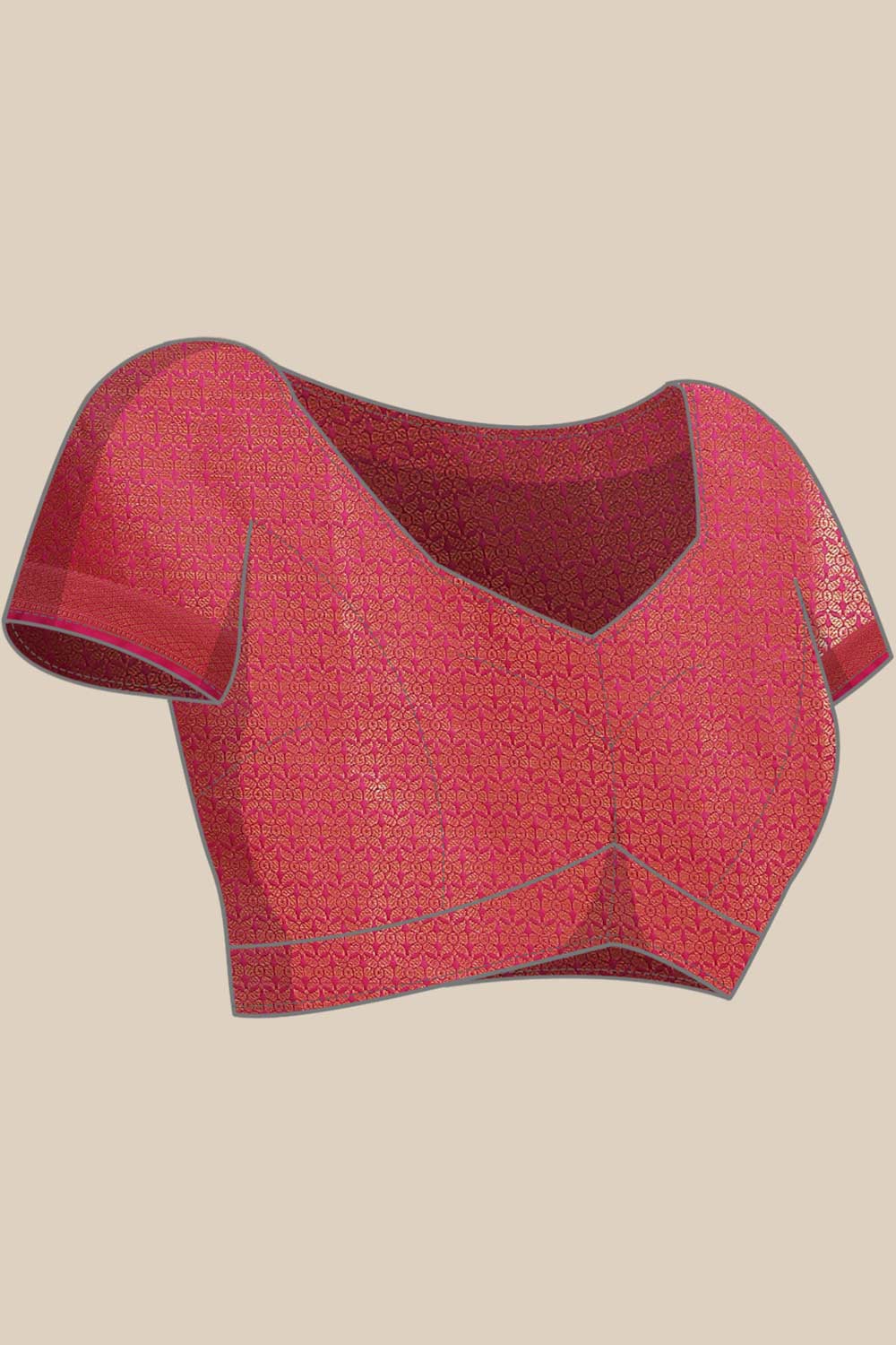 Buy Rani Yellow Soft Art Silk Floral Banarasi One Minute Saree Online - Side