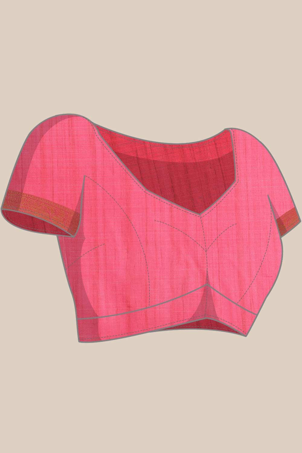 Buy Nora Multi-Color Soft Art Silk Floral Printed Banarasi One Minute Saree Online - Side