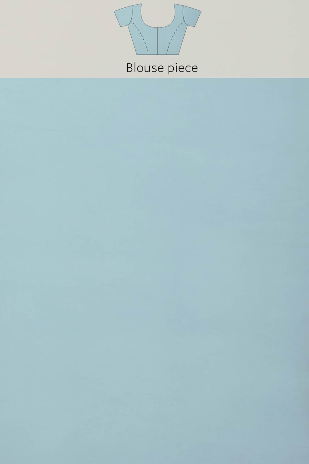 Buy Lana Blue Solid Poly Georgette Pleated Pallu With Sequin Blouse One Minute Saree Online - Side